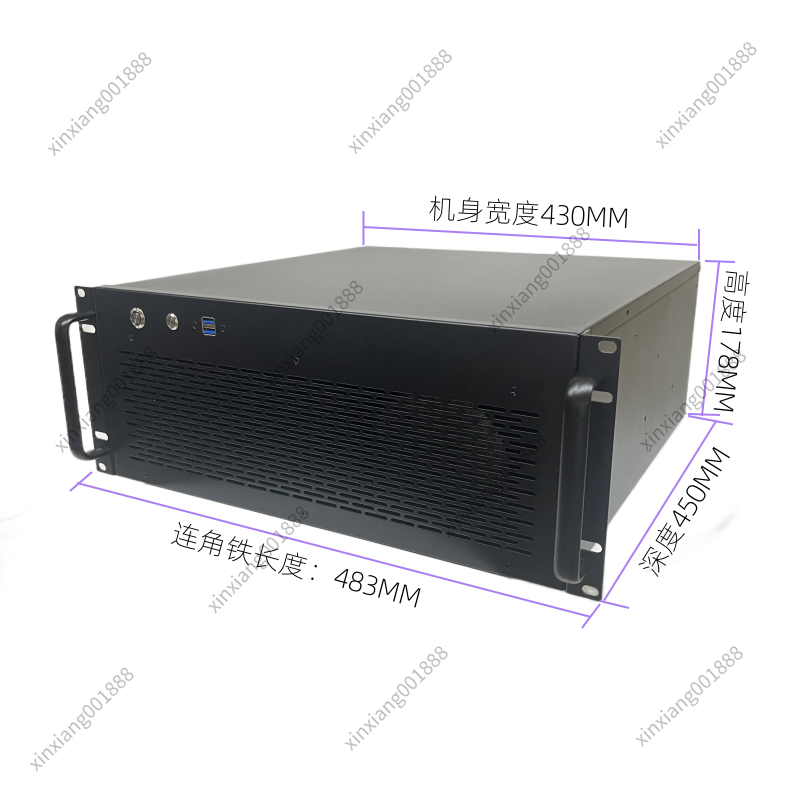 8 Gpu 4U Server Chassis - สำหรับเคสเซิร์ฟเวอร์ 4U ขนาด 3.0U รองรับเมนบอร์ด ATX