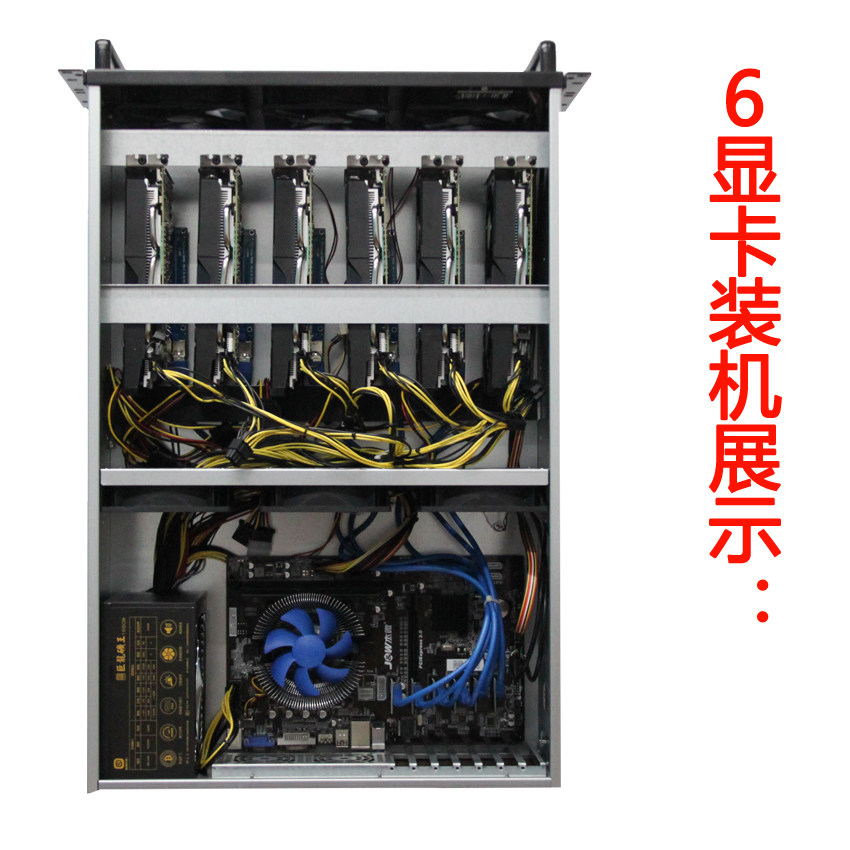 เคสคอมพิวเตอร์สำหรับการ์ดจอ 4U - 8 Gpu 4U Server Chassis บทวิจารณ์และราคา