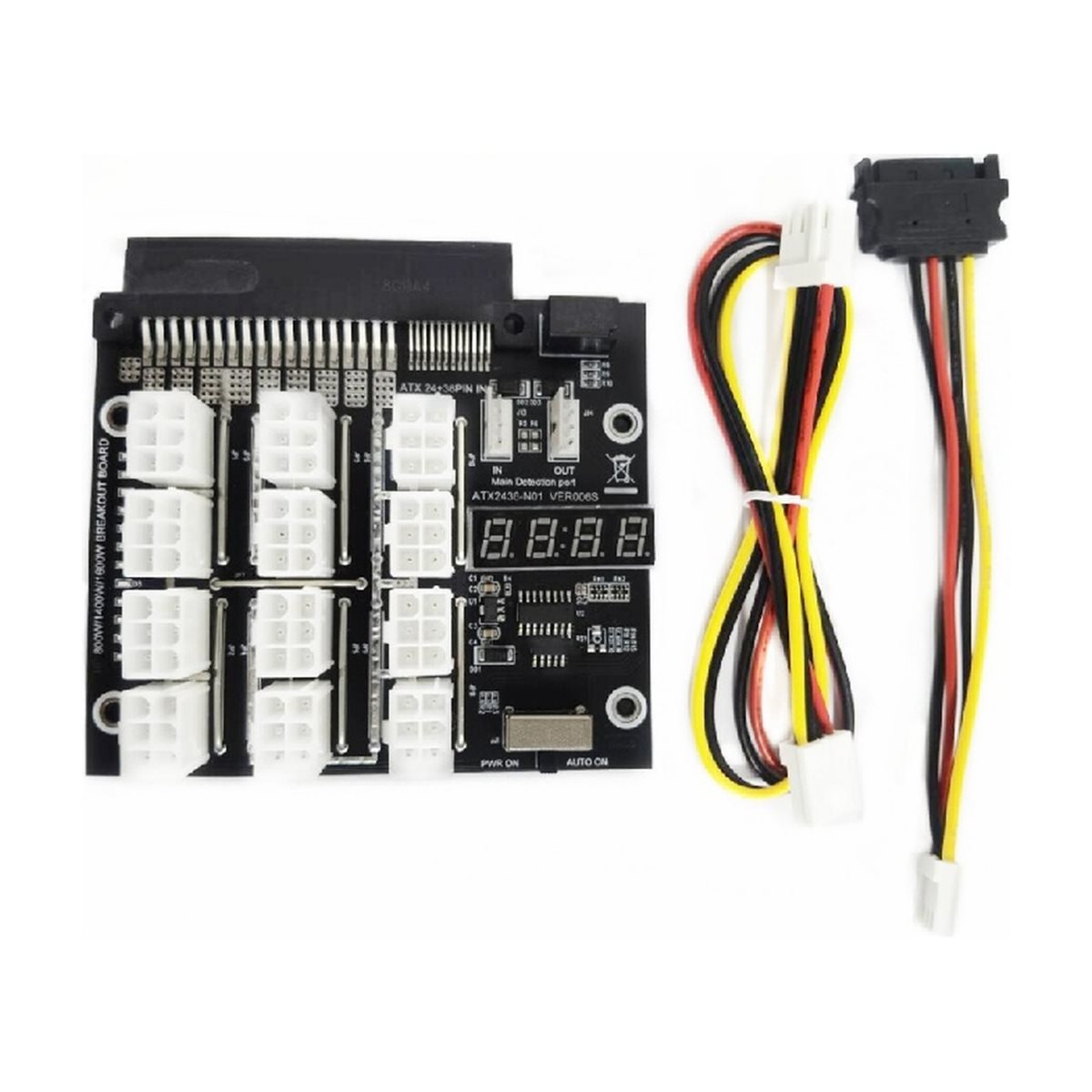M05K 12 พอร์ต PCIe 6Pin Connec - 2400W Server Psu Breakout Board บทวิจารณ์และราคา
