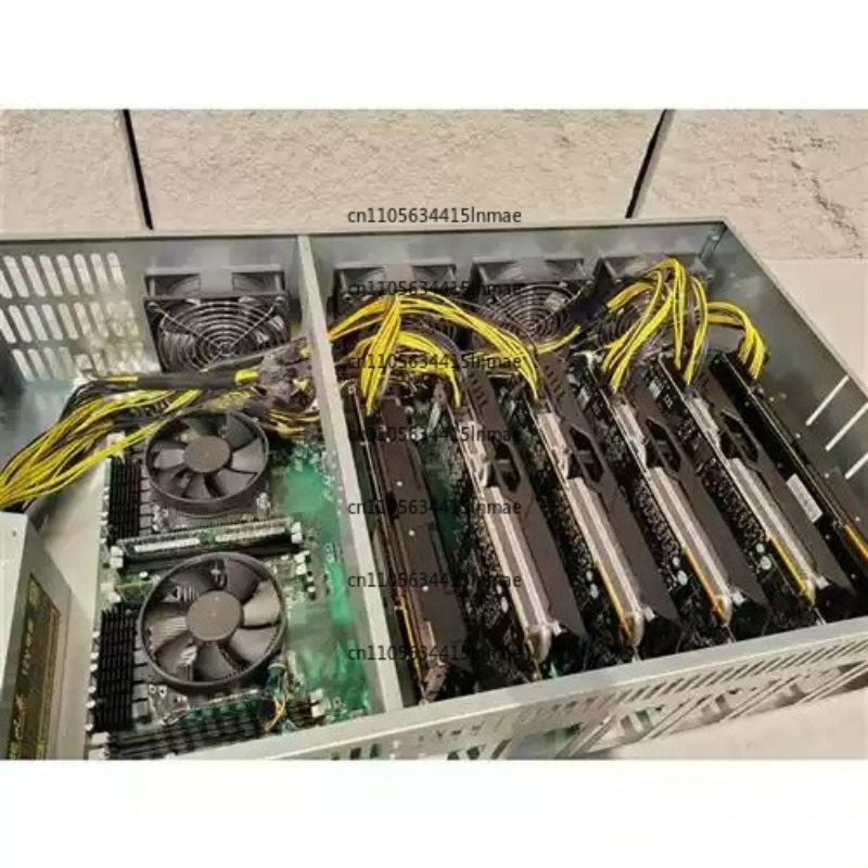 คอมพิวเตอร์ควบคุมพัดลมแรงสูง 4 - 8 Gpu 4U Server Chassis บทวิจารณ์และราคา