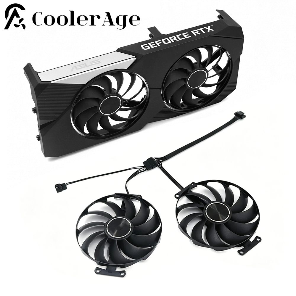 พัดลมการ์ดจอสำหรับ ASUS Dual G - Rtx 3070 8Gb Graphics Card บทวิจารณ์และราคา