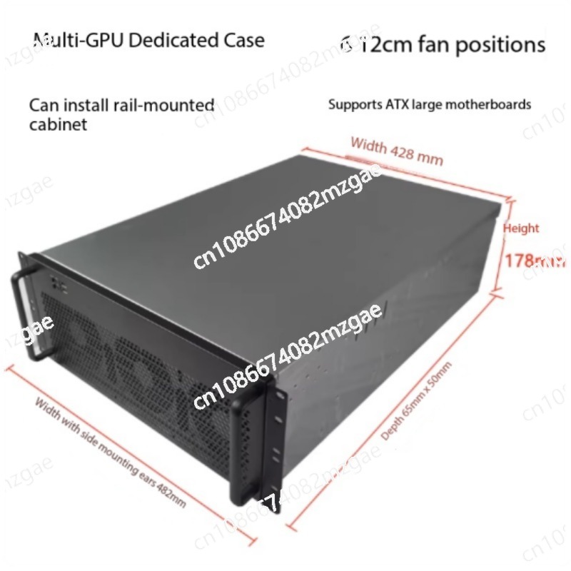 เคสใส่การ์ดจอ 4U รองรับการ์ดจอ - 8 Gpu 4U Server Chassis บทวิจารณ์และราคา
