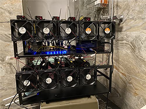 เคสคอมพิวเตอร์แร็คถ่ายโอนกรอบอ - 12 Gpu Open Air Frame Case บทวิจารณ์และราคา